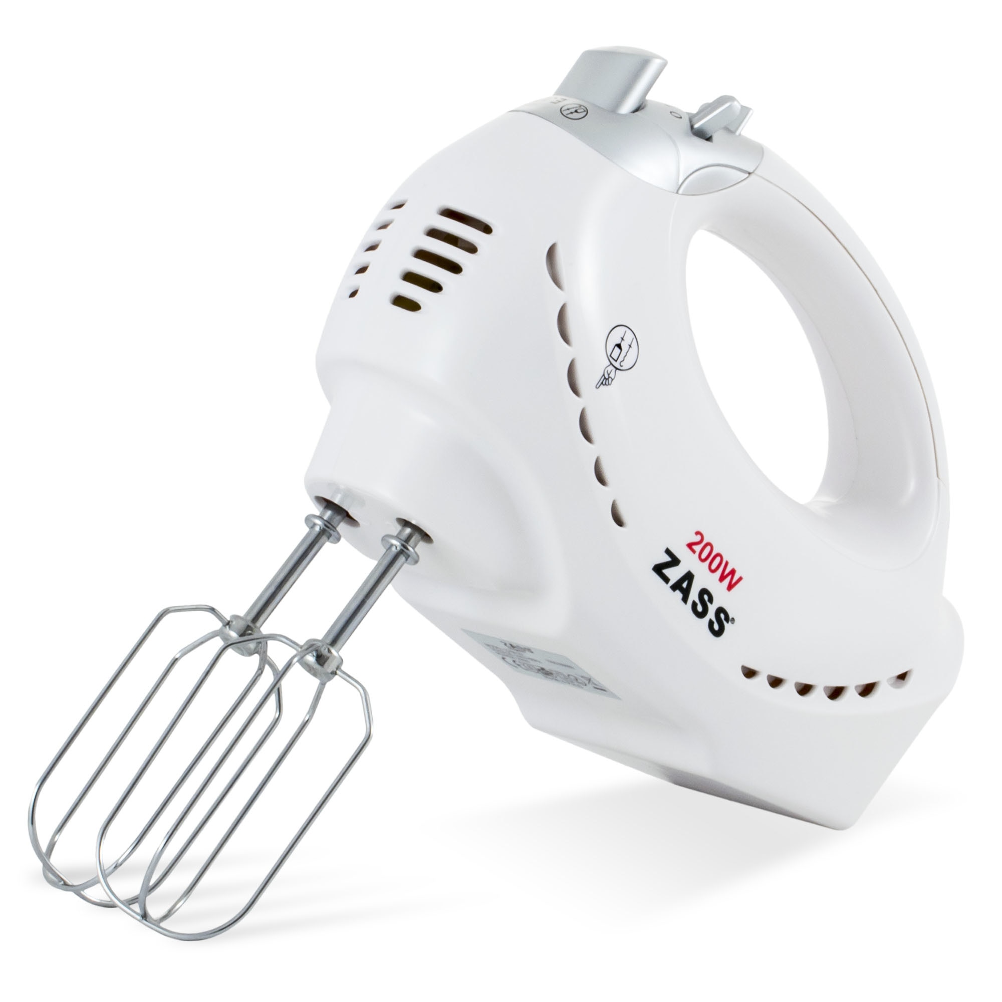 Mixer de mana Zass ZHM 05, 200W, 5 viteze, functie Turbo - eMAG.ro