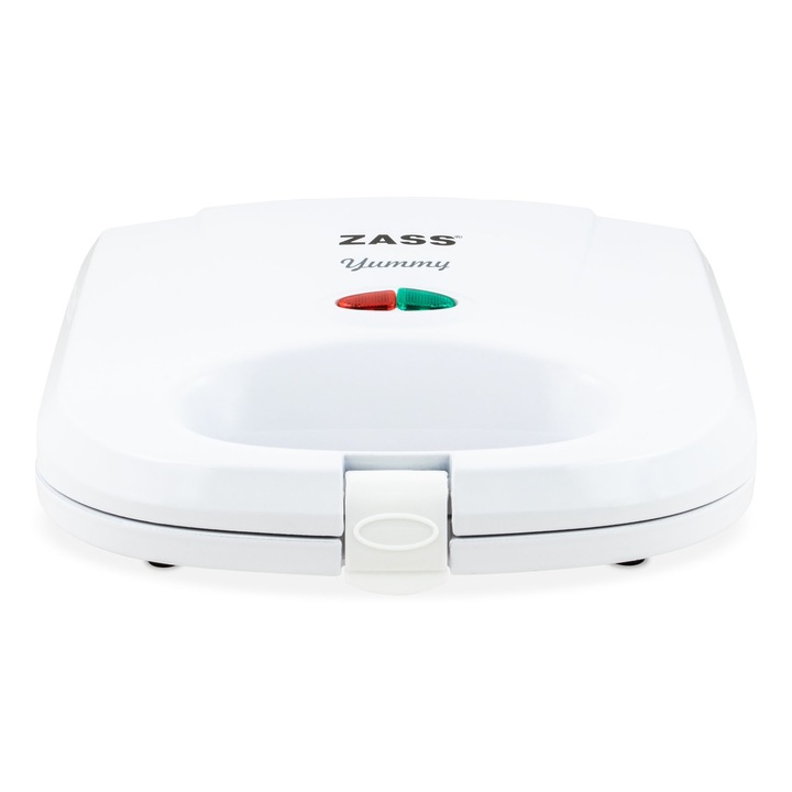 Sandwich-maker Zass ZSM 01, 750W, Alb