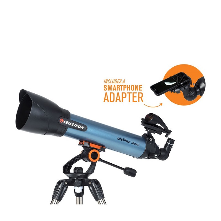 Телескоп CELESTRON INSPIRE 100AZ, Рефрактор