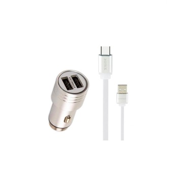Incarcator auto, Sunix, Fast Charge, Cap Metalic, 2.4A, Type-C Incarcator auto, Sunix, Fast Charge, Cap Metalic, 2.4A, Type-C