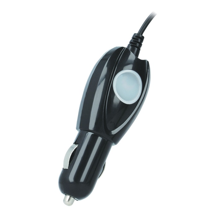 Autós töltő 1A MicroUSB csatlakozóval (fekete) Setty