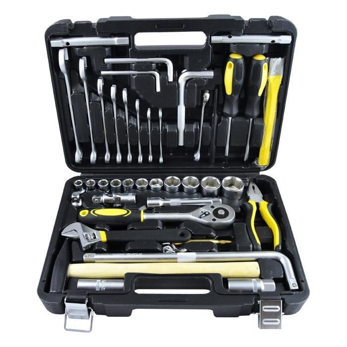 Trusa scule si chei tubulare hexagonale, 41 piese, JBM