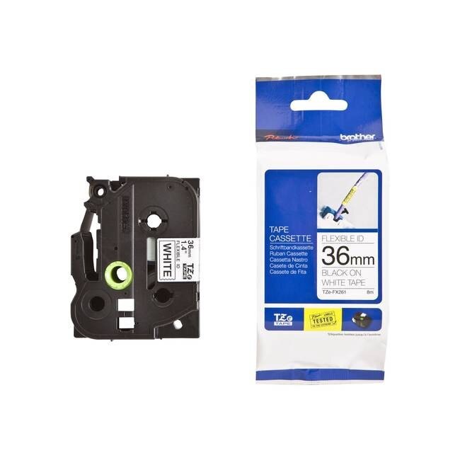 Banda Laminata Flexibila Brother TZEFX261, 36mm x 8m
