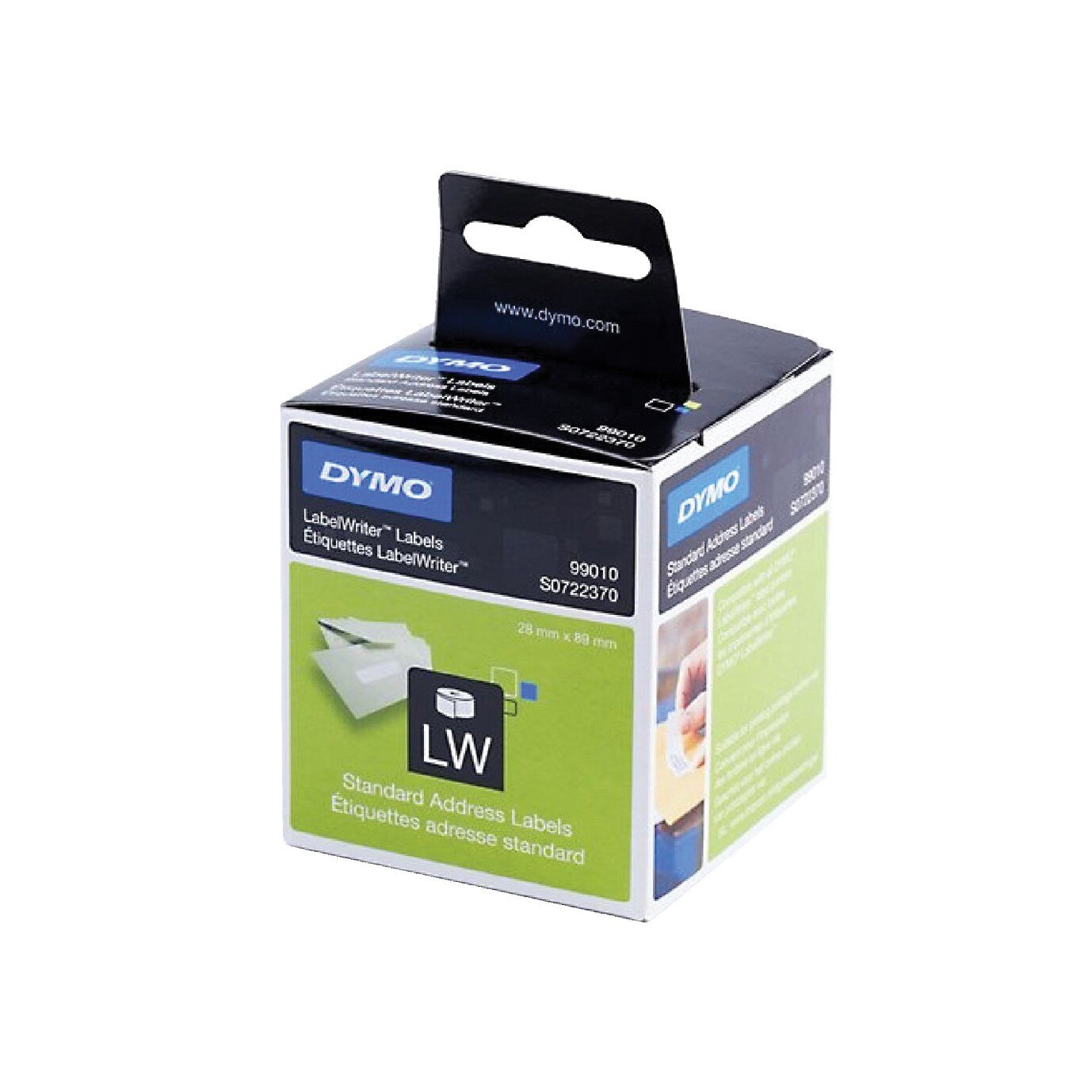 Etichete Dymo Originale 89mm x 28mm Alb S0722370, DY99010