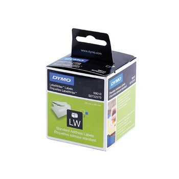 Etichete Dymo Originale 89mm x 28mm Alb S0722370, DY99010 Etichete Dymo Originale 89mm x 28mm Alb S0722370, DY99010