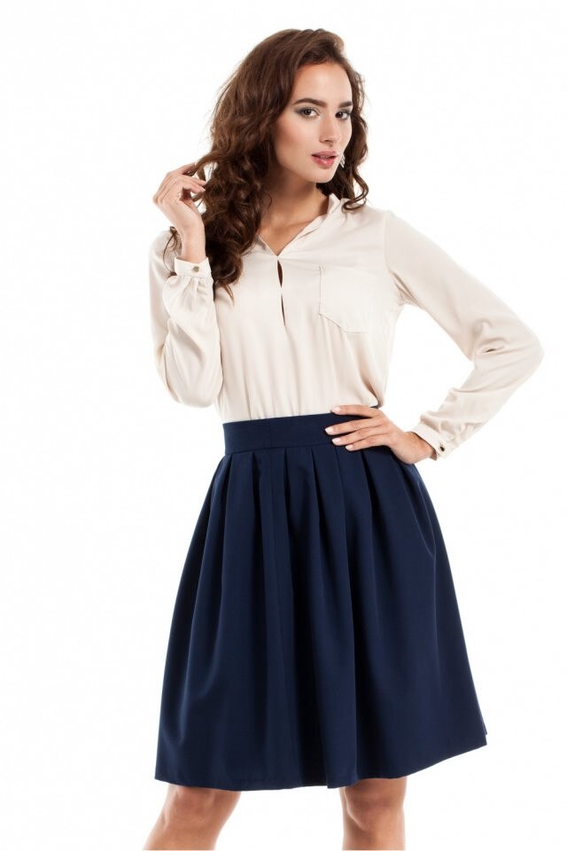 Fusta model 63127 Moe, Albastru marin