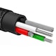 Външна батерия/power bank/ Baseus Energy Two-in-one Power Bank Lightning USB Cable, 2500 mAh, черна