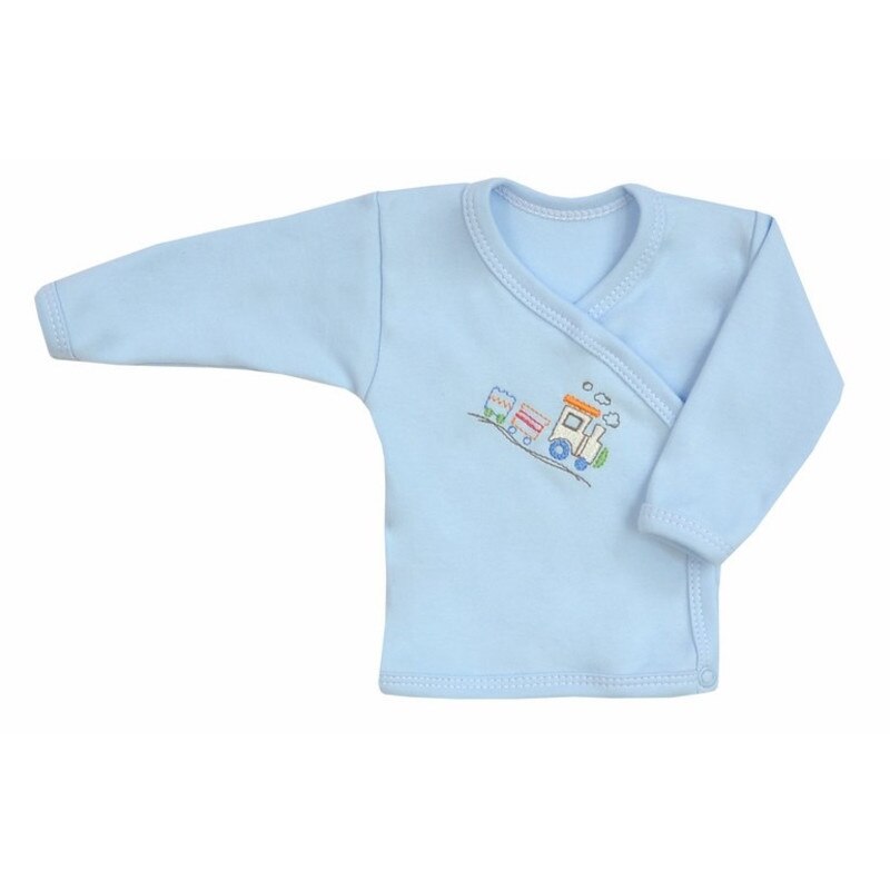 Bluza cu maneca lunga pentru baieti Koala Amma Train A01-109A, Albastru