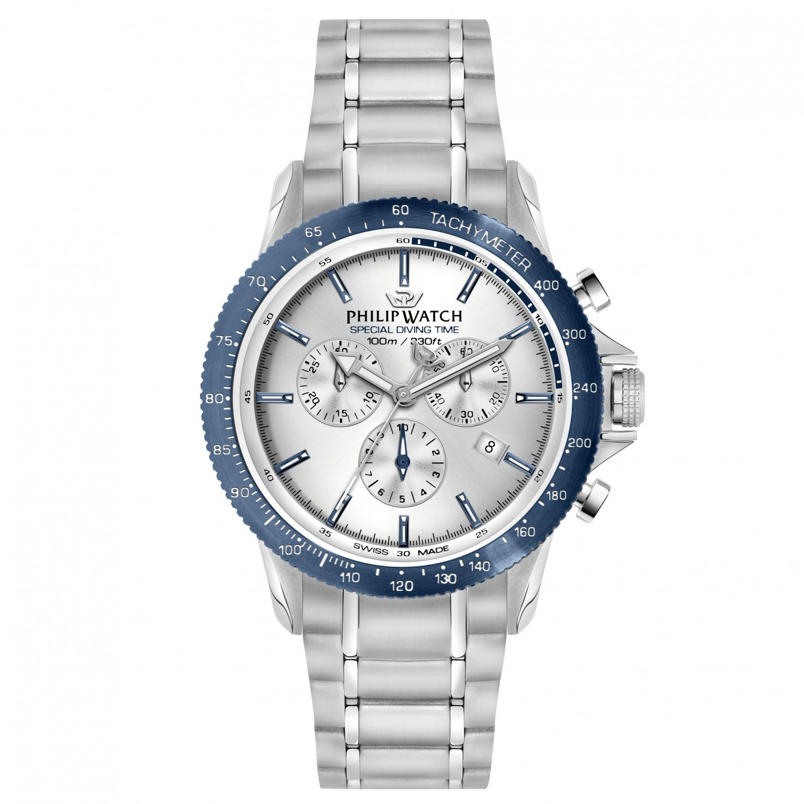 Ceas barbatesc Philip Watch R8273614005 Quartz Argintiu