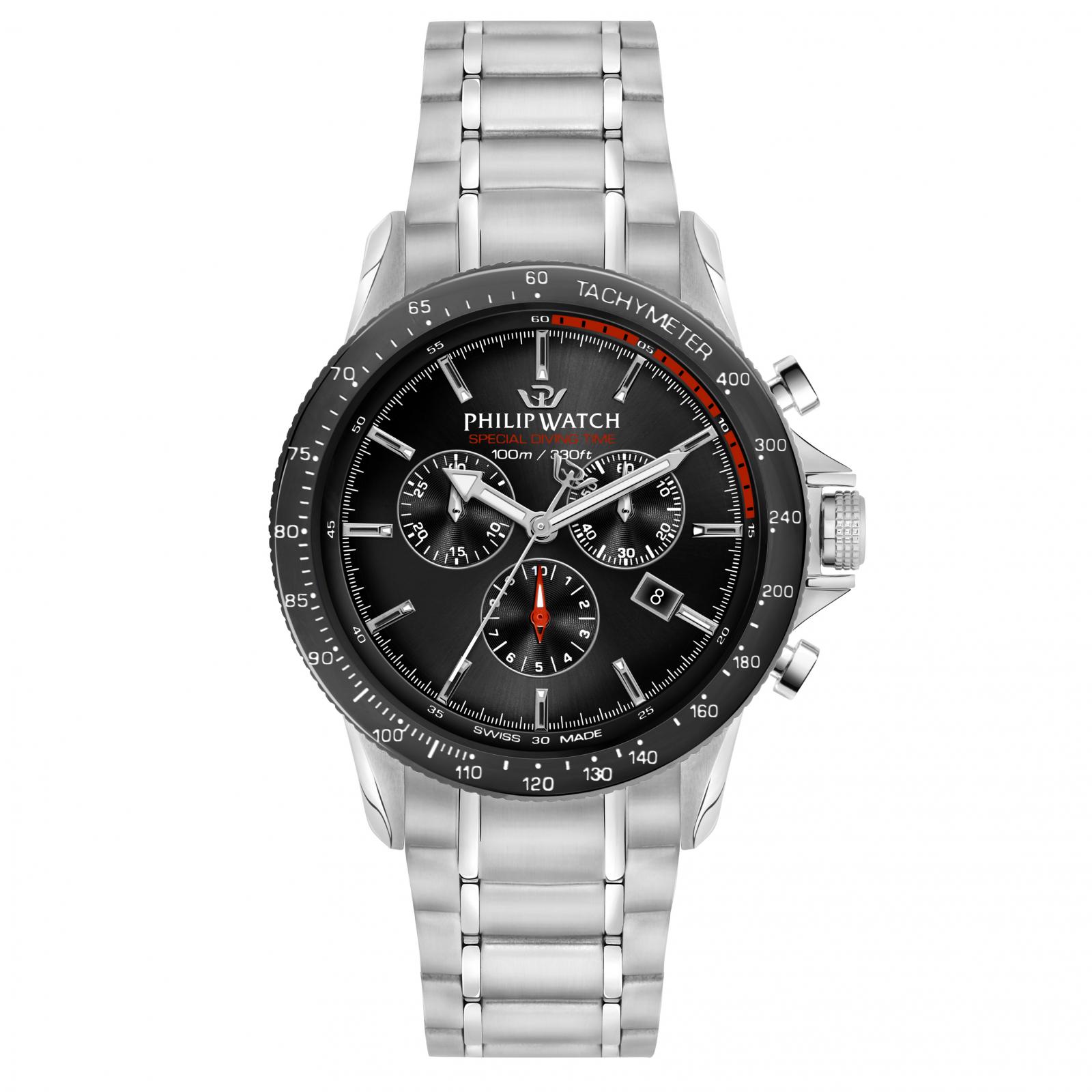 Ceas barbatesc Philip Watch R8273614003 Quartz Argintiu