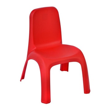 Scaun copii din plastic rosu , pentru gradina , living, dormitor , camera copiilor , 31x35x42.5 cm , fara brate , ATS Scaun copii din plastic rosu , pentru gradina , living, dormitor , camera copiilor , 31x35x42.5 cm , fara brate , ATS