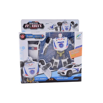 Set de Constructie Robot Transformers - Masina Politie Set de Constructie Robot Transformers - Masina Politie