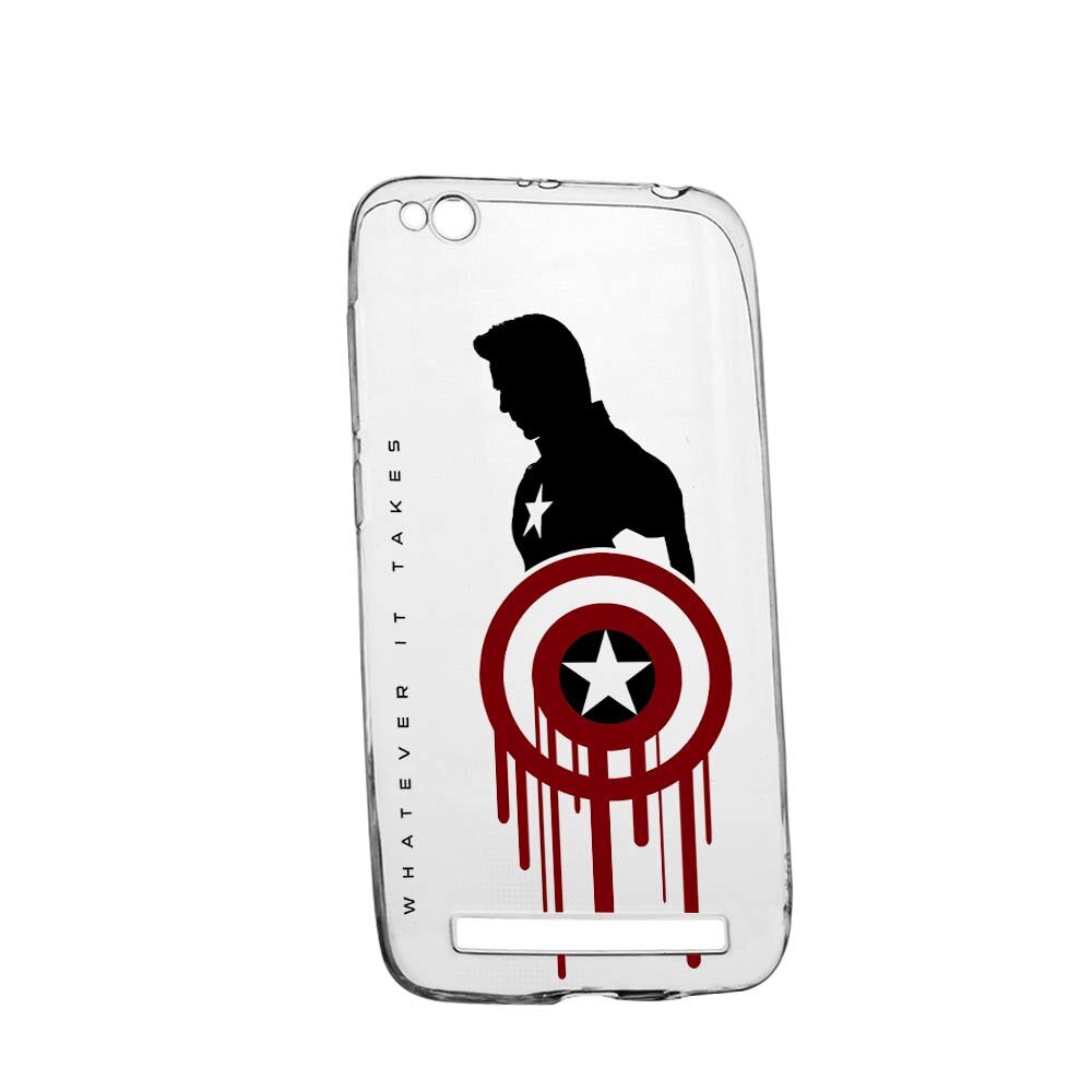Husa de protectie Marvel Avengers pentru Xiaomi Redmi 4A, rezistenta la uzura, anti-alunecare, din silicon Premium, 199