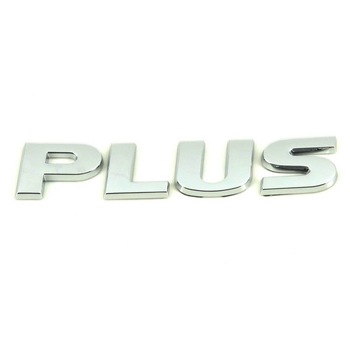 Emblema Spate, Volkswagen PLUS, Argintiu Emblema Spate, Volkswagen PLUS, Argintiu