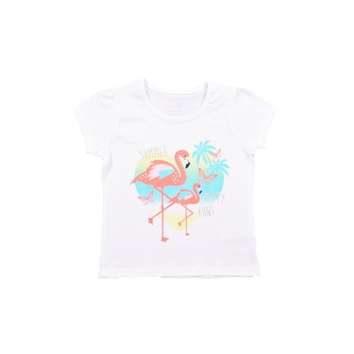 Fehér gyerek póló Swan 18 - 24 hónapos korig