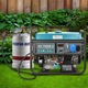 Generator curent profesional Könner & Söhnen KS 7000E G , GPl/benzina 5.5 kW , pornire electrica,13 cp, autonomie 17h , regulator AVR, protectie suprasarcina, LED-display, protectie nivel scazut ulei , bobinaj 100% cupru