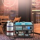 Generator curent profesional Könner & Söhnen KS 7000E G , GPl/benzina 5.5 kW , pornire electrica,13 cp, autonomie 17h , regulator AVR, protectie suprasarcina, LED-display, protectie nivel scazut ulei , bobinaj 100% cupru