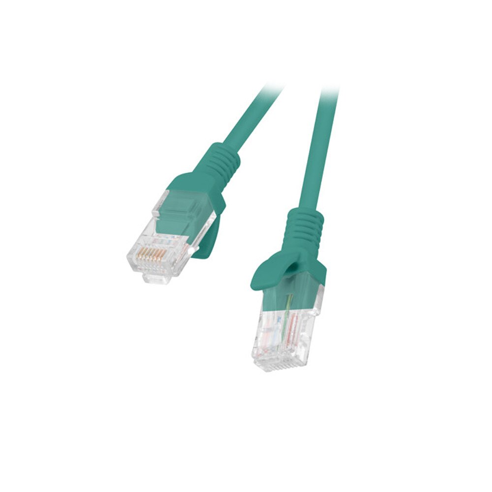 Patchcord Lanberg Cat6 15 metri verde (PCU6-10CC-1500-G)