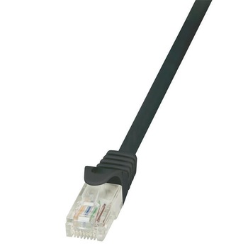 Cablu de retea , Equip , U/UTP C6 , 3 m , negru Cablu de retea , Equip , U/UTP C6 , 3 m , negru
