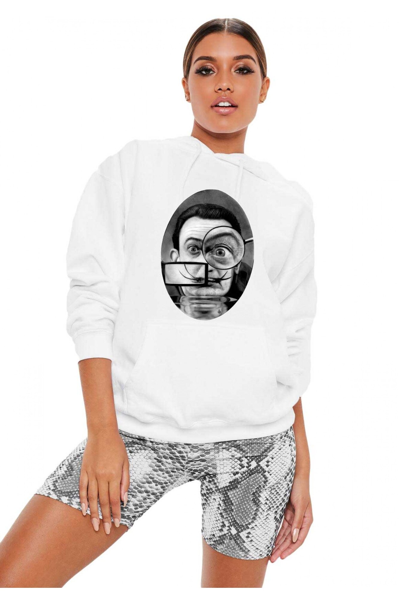 Hanorac dama alb - Dali - The Watcher