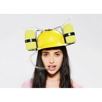 Casca suport pentru bauturi model galben Casca suport pentru bauturi model galben