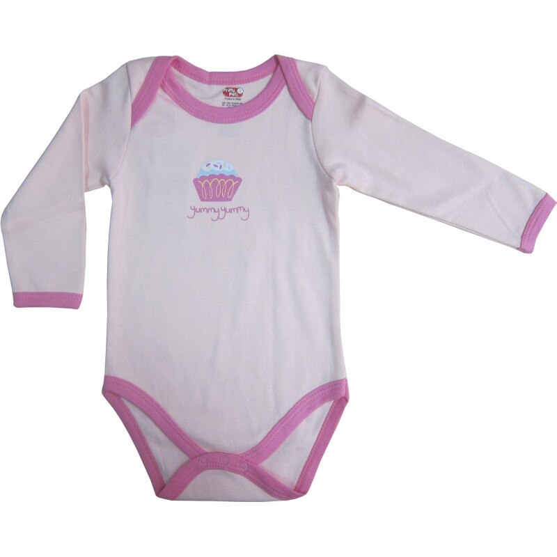 Body bebe, maneca scurta, Primii Pasi, 0-3L, PP1472ml