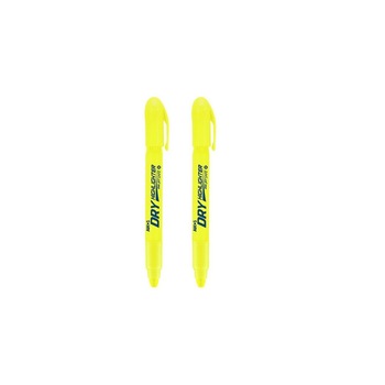 Pachet textmarker AMOS uscat galben x 2 nu se usuca, nu curge si nu pateaza HDL12DPK Pachet textmarker AMOS uscat galben x 2 nu se usuca, nu curge si nu pateaza HDL12DPK