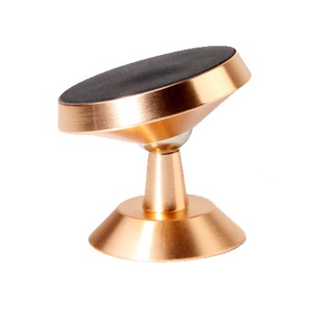 Suport auto magnetic Edman pentru masina cu rotire 360 grade, prindere adeziva, Gold Suport auto magnetic Edman pentru masina cu rotire 360 grade, prindere adeziva, Gold