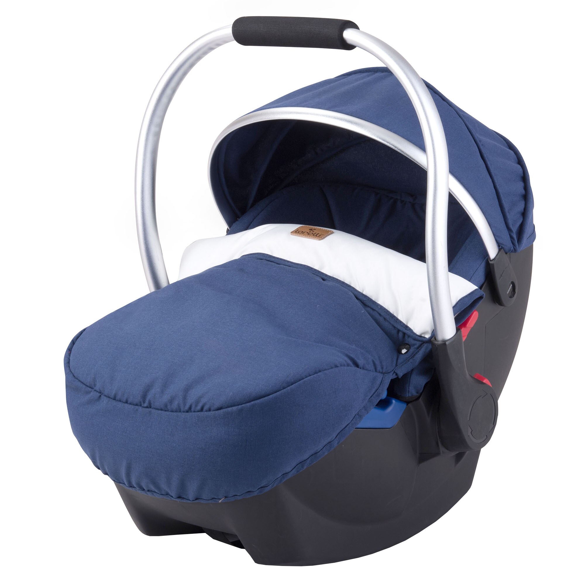 Cos auto Lorelli Premium Rimini, cu aparatoare de picioare, 0-13 kg, Bleumarin