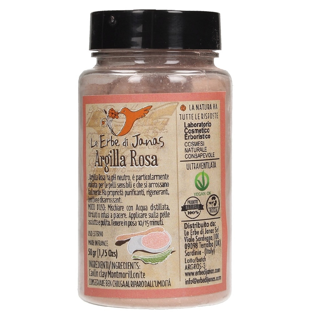 Argila roz 50g Le Erbe di Janas