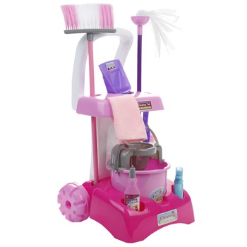 Set jucarii pentru curatenie Mappy, Roz Set jucarii pentru curatenie Mappy, Roz