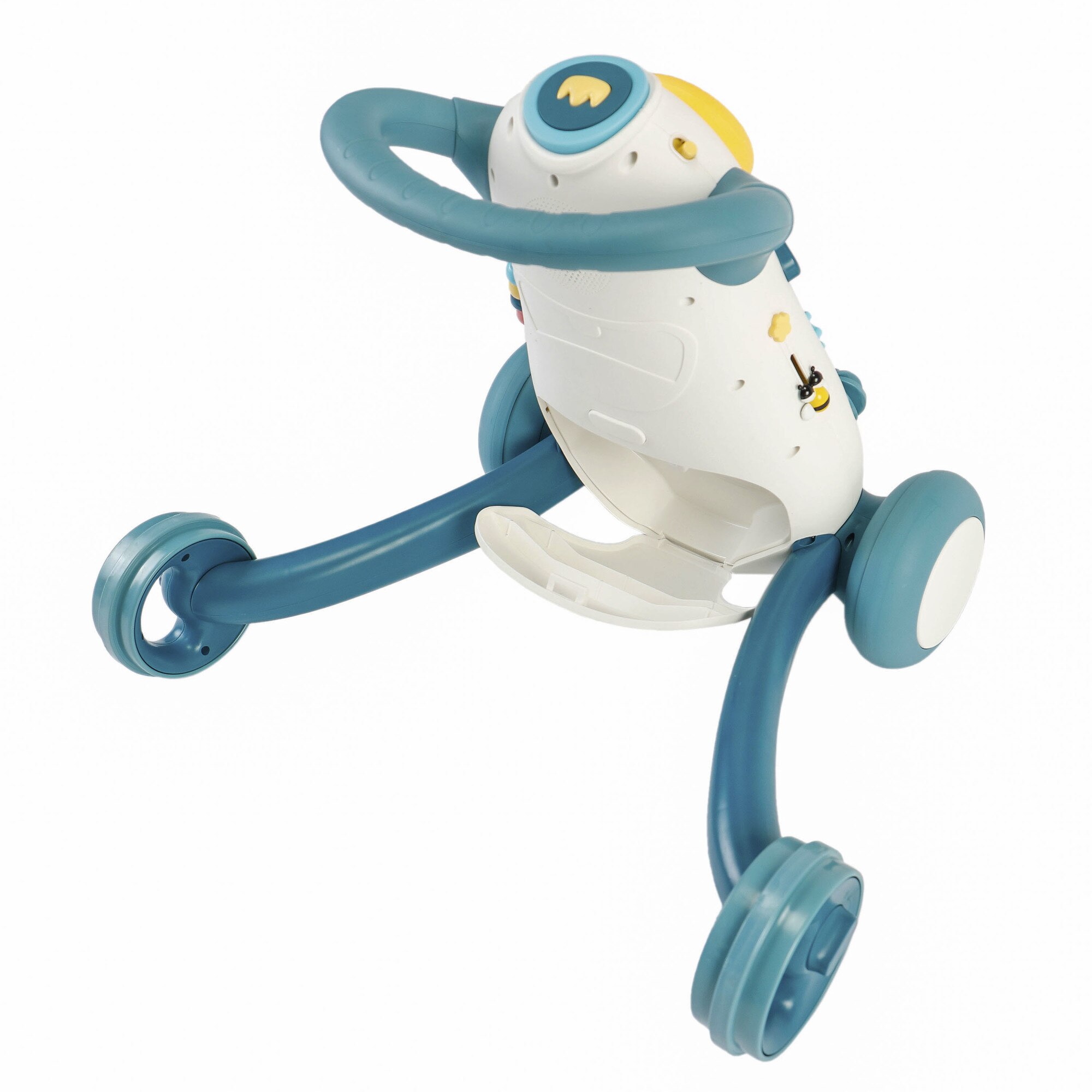 Antepremergator Mappy Smiley, Alb/Bleu - eMAG.ro
