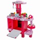 Bucatarie Mappy cu 37 accesorii, lumini si sunet, Roz