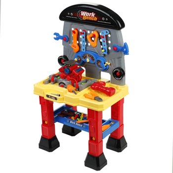 Banc de lucru M-Toys cu unelte si accesorii, 37 piese Banc de lucru M-Toys cu unelte si accesorii, 37 piese