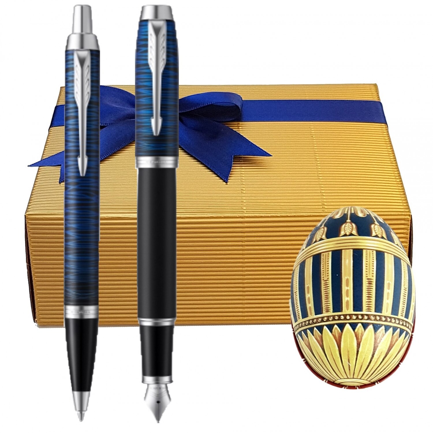 Set Paste stilou si pix Parker IM Blue Origin