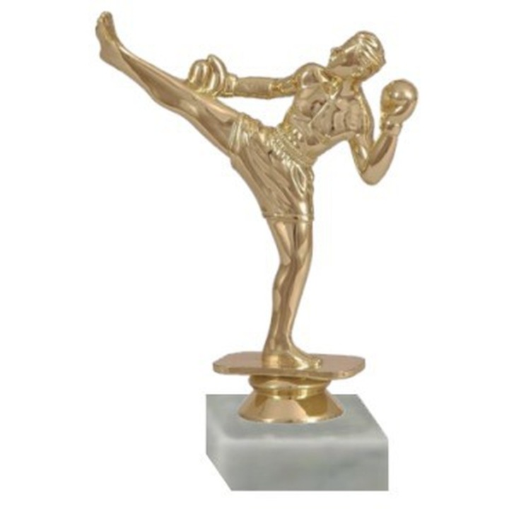 Figurina Taekwondo plastic-marmura, 15,5 cm inaltime