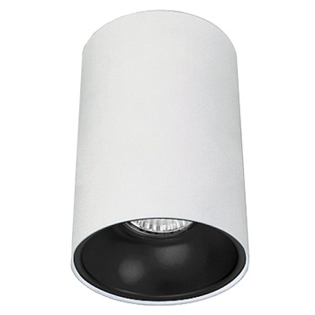 Corp beta sr rotund 1xgu10 alb cu reflector negru Corp beta sr rotund 1xgu10 alb cu reflector negru