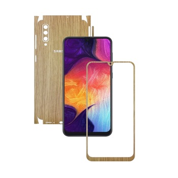 Folie Protectie Carbon Skinz pentru Samsung Galaxy A50 - Lemn Stejar 360 Cut, Skin Adeziv Full Body Cover pentru Rama Ecran, Carcasa Spate si Laterale Folie Protectie Carbon Skinz pentru Samsung Galaxy A50 - Lemn Stejar 360 Cut, Skin Adeziv Full Body Cover pentru Rama Ecran, Carcasa Spate si Laterale