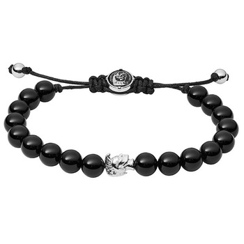 Bratara Diesel Beads DX1070040, Argintiu, Negru Bratara Diesel Beads DX1070040, Argintiu, Negru