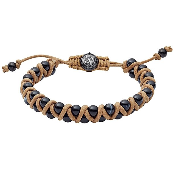 Bratara Diesel Stackables DX1111001, Negru, Bej