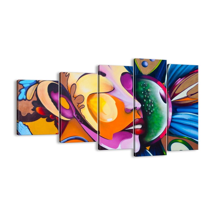 Tablou Canvas, 100x60 cm, Fata De Femeie Floare, EG100x60-3521