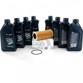 Pachet Revizie 8 Buc Ulei motor Bmw Twin Power Turbo 5W-30 1L + Filtru Ulei Bmw 11427788460 Pachet Revizie 8 Buc Ulei motor Bmw Twin Power Turbo 5W-30 1L + Filtru Ulei Bmw 11427788460