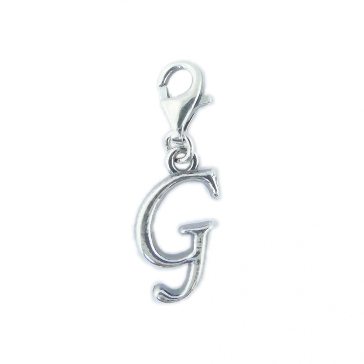 Karabiner ezüst medál Letter G 9219120 Dras