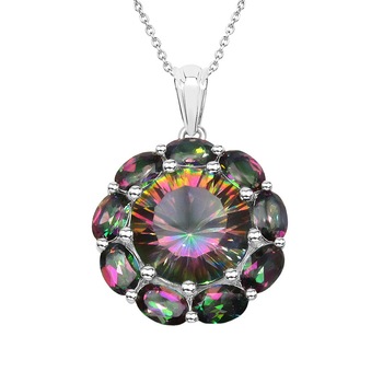 Pandantiv cu Lant Fantazzia Argint 925 Mistic Quartz, Ajustabil 40-50 P3502MYSQTZ Pandantiv cu Lant Fantazzia Argint 925 Mistic Quartz, Ajustabil 40-50 P3502MYSQTZ