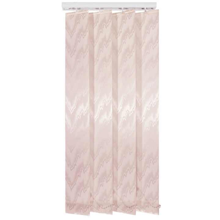 Jaluzele verticale 127mm, L260 x H280 cm, material Yuri 12, Roz