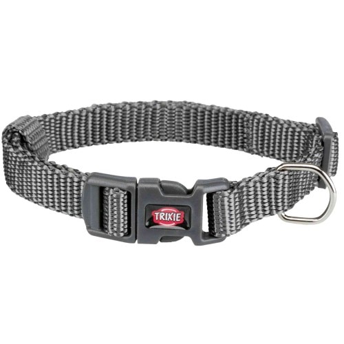 Zgarda Trixie Premium gri grafit XS-S 22-35 cm/10 mm 201416