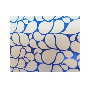 Folie decorativa pentru geam autoadeziva geometric lacrima bleu, 5 m x 1 m Folie decorativa pentru geam autoadeziva geometric lacrima bleu, 5 m x 1 m