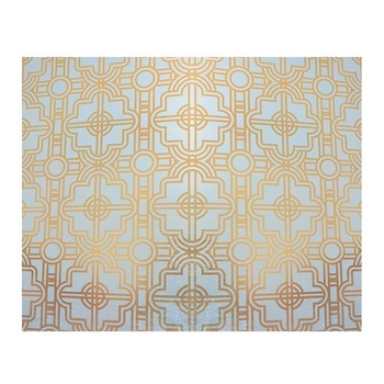 Folie decorativa pentru geam autoadeziva geometric portocaliu, 5 m x 1 m Folie decorativa pentru geam autoadeziva geometric portocaliu, 5 m x 1 m