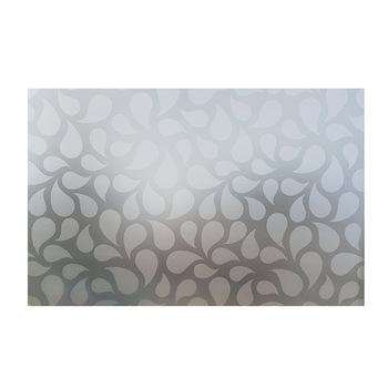 Folie decorativa pentru geam autoadeziva lacrima gri, 10 m x 1 m Folie decorativa pentru geam autoadeziva lacrima gri, 10 m x 1 m