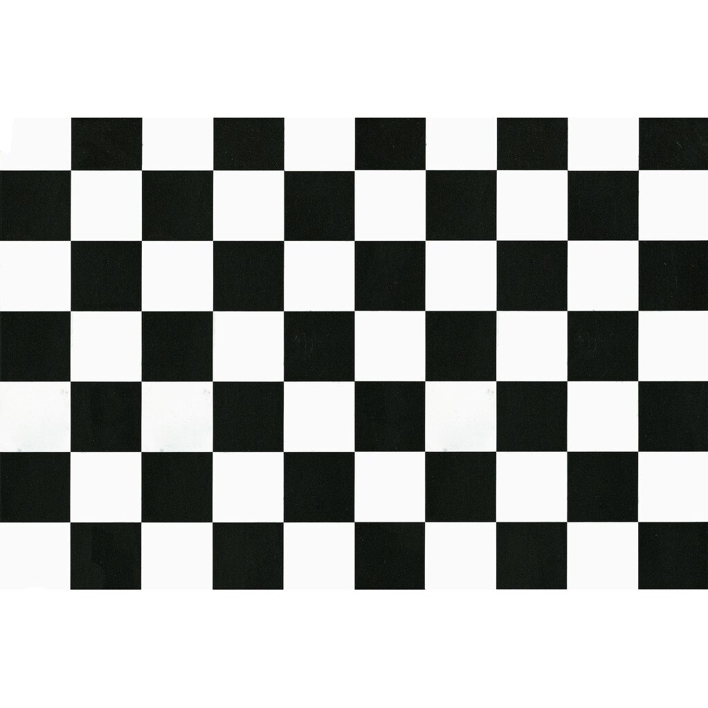 Autocolant d-c-fix alb cu negru tabla de sah 45cm x 2m